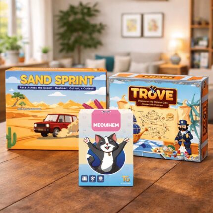 Sand Sprint & Meowhem & Trove